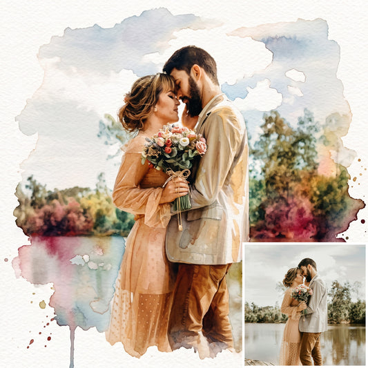 Watercolor Painting from Photo