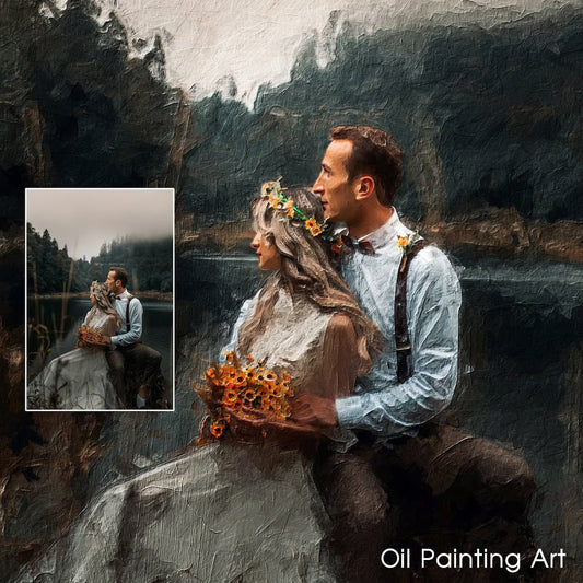 Custom Painting from Photo - canvaseasyart.com