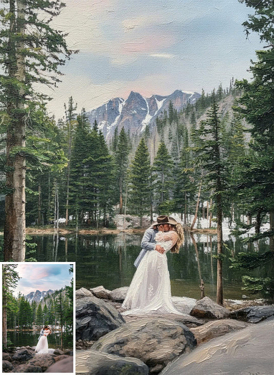 Personalized photo Painting - Restore portrait